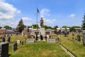 The Molly Pitcher Statue in Old Graveyard in Carlisle PA